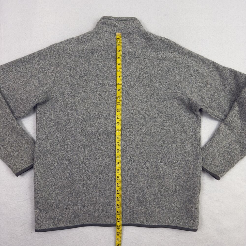 Patagonia Jacket Mens XL Gray Better Sweater Fleece 1/4 Zip Pullover Yacht Club - Picture 6 of 10